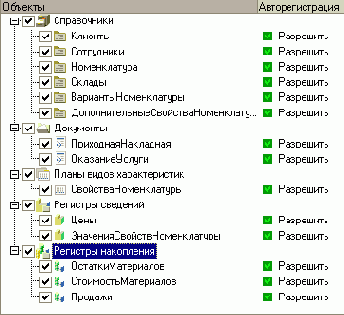 Создание плана обмена Филиалы